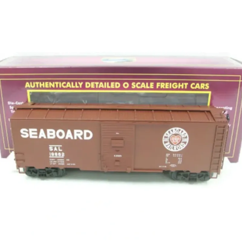 Trains*MTH 20-93434 O Seaboard Air Line 40' Boxcar #19862 - Model Train Junction: Quality Parts and Art Supplies