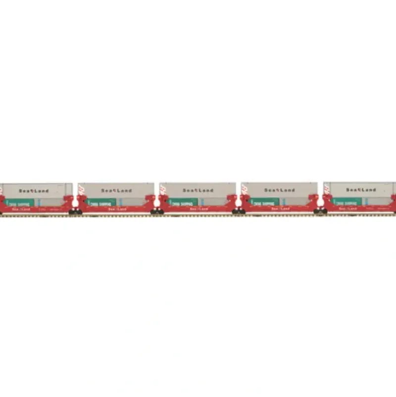 Trains*MTH 20-90478 O Sealand Twin Stack Container Set (Set of 5) - Model Train Junction: Quality Parts and Art Supplies