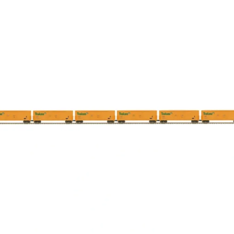 Trains*MTH 20-90405 O Tropicanna Orange Double Door Plugged 50' Box Car Set (Set of 6) - Model Train Junction: Quality Parts and Art Supplies