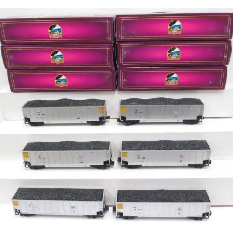 Trains*MTH 20-90425 O Union Pacific Coalporter Hopper Car Set (Set of 6) - Model Train Junction: Quality Parts and Art Supplies