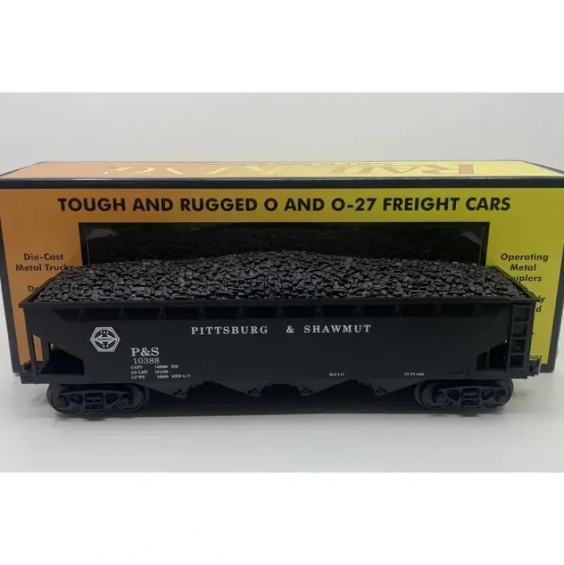 Trains*MTH 30-75285 Pittsburg & Shawmut 4-Bay Hopper Car - Model Train Junction: Quality Parts and Art Supplies