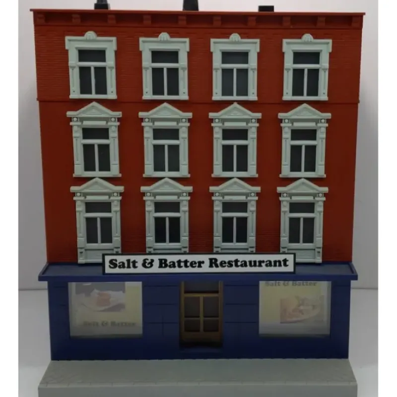 Trains*MTH 30-90348 Salt & Batter Restaurant 4-Story Building - Model Train Junction: Quality Parts and Art Supplies