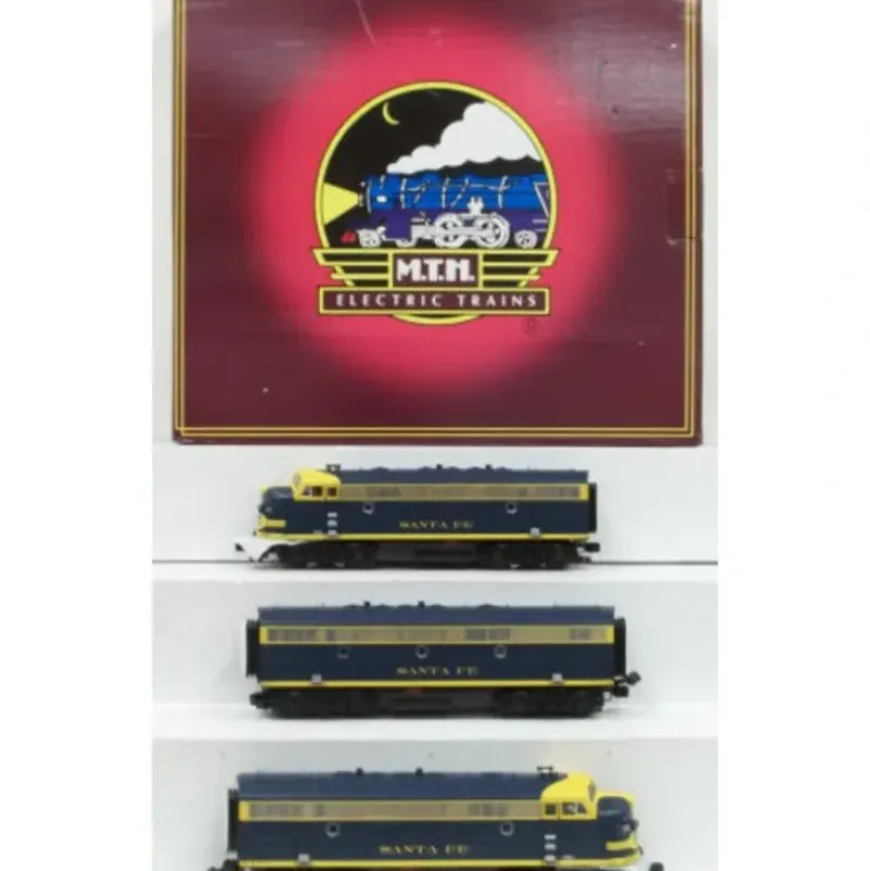 Trains*MTH 20-20055-1 Santa Fe F-7 ABA Diesel Engine Car Set w/PS 2.0 #218L/218C/218A - Model Train Junction: Quality Parts and Art Supplies