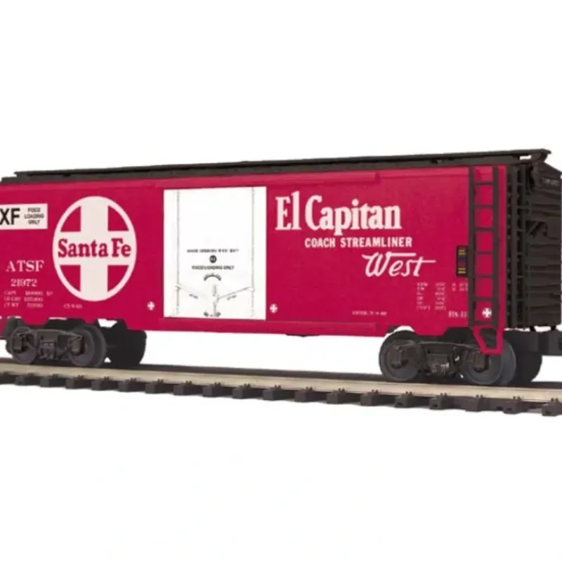 Trains*MTH 20-94231 Santa Fe Operating Reefer Car - Model Train Junction: Quality Parts and Art Supplies