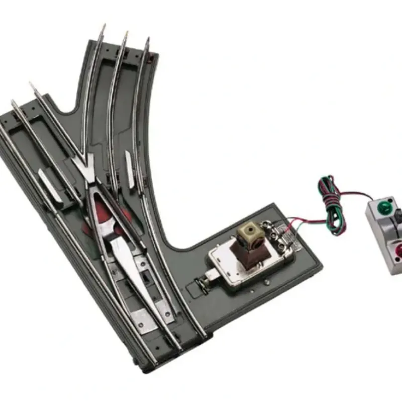 Trains*MTH 11-99076 Standard Gauge Tinplate Black 72 Inch Remote RH Switch - Model Train Junction: Quality Parts and Art Supplies
