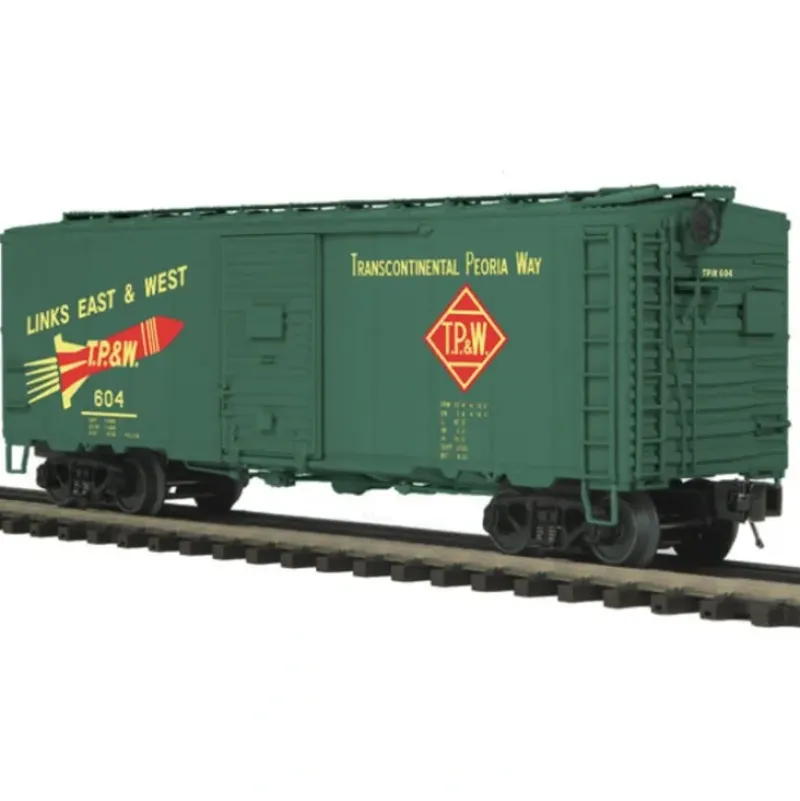 Trains*MTH 20-93435 Toledo Peoria & Western 40' AAR Boxcar - Model Train Junction: Quality Parts and Art Supplies
