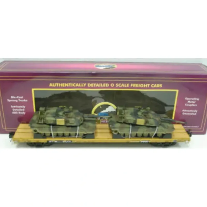 Trains*MTH 20-98580 TTX 60' Flat w/2 M1A Abrams Tanks #93371 - Model Train Junction: Quality Parts and Art Supplies