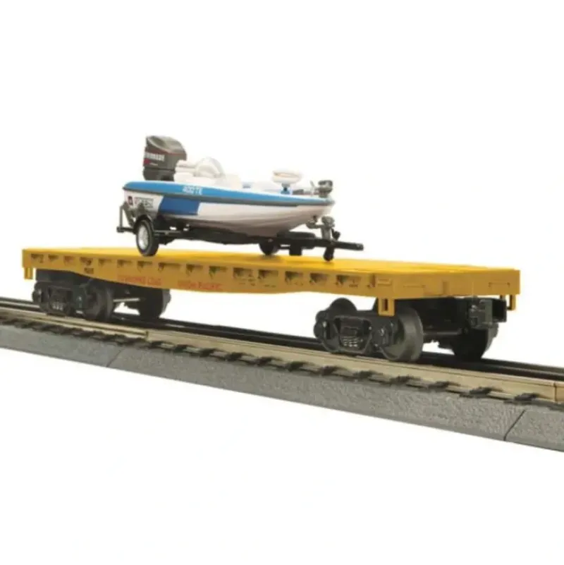 Trains*MTH 30-76355 Union Pacific Flat Car w/Fishing Boat - Model Train Junction: Quality Parts and Art Supplies