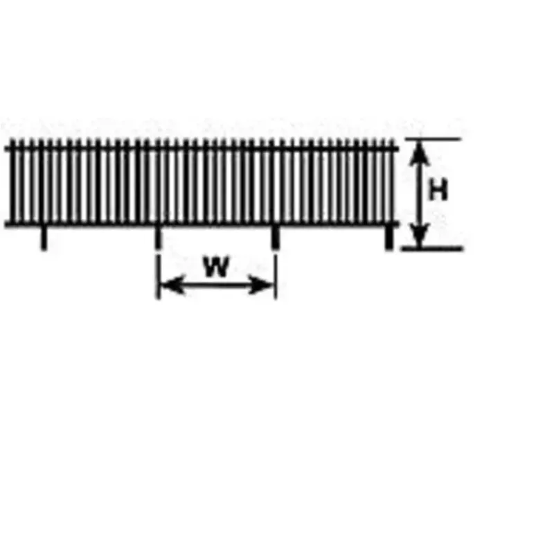 Trains*Plastruct 90459 N 15/64" x 52" x 15/64" Picket Fence - Model Train Junction: Quality Parts and Art Supplies
