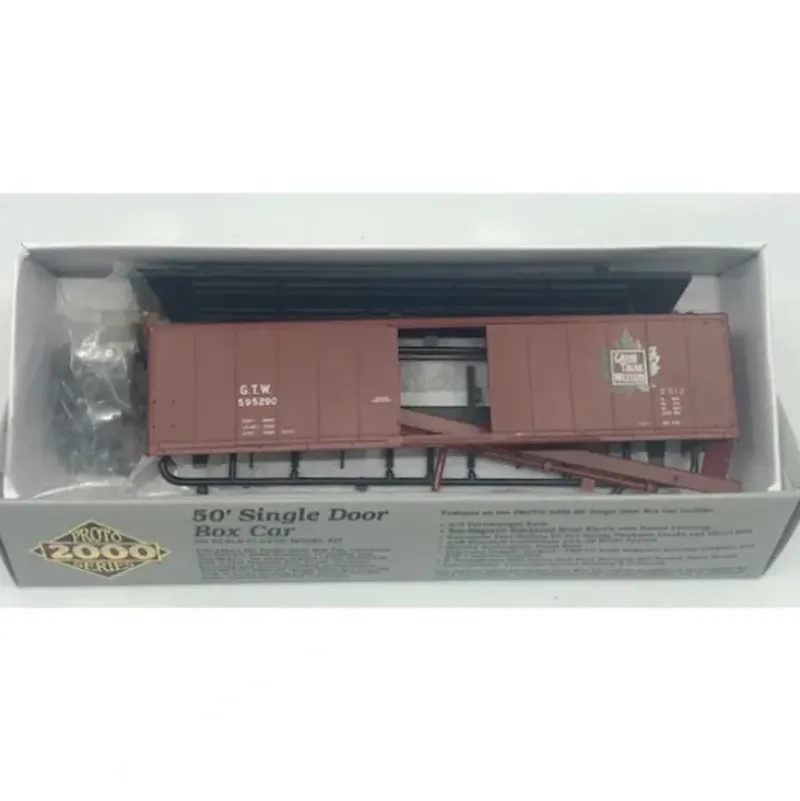 Trains*Proto 2000 595290 Life Like HO GTW 50' Boxcar Kit - Model Train Junction: Quality Parts and Art Supplies