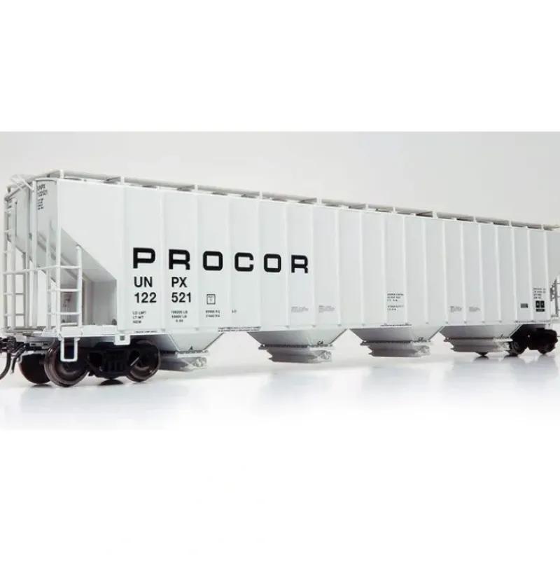Rapido, HO Scale, 157005, Procor 5820 Covered Hoppers, Procor (UNPX), 6 Pack - Model Train Junction: Quality Parts and Art Supplies Outlet