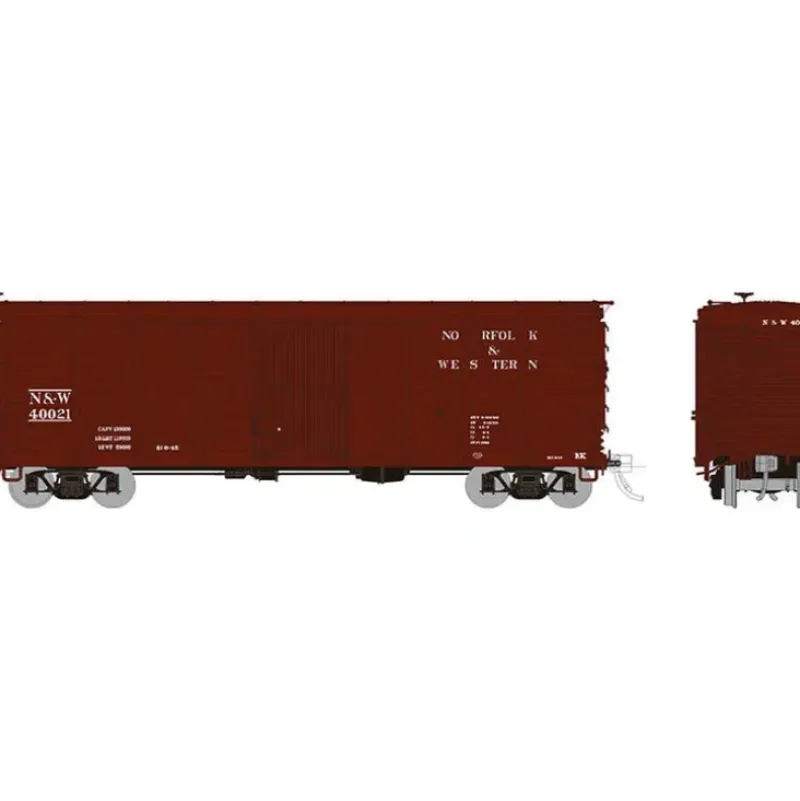 Rapido, HO Scale, 142009, USRA Single-Sheathed Box Cars, Norfolk & Western, (6 Pack) - Model Train Junction: Quality Parts and Art Supplies Best
