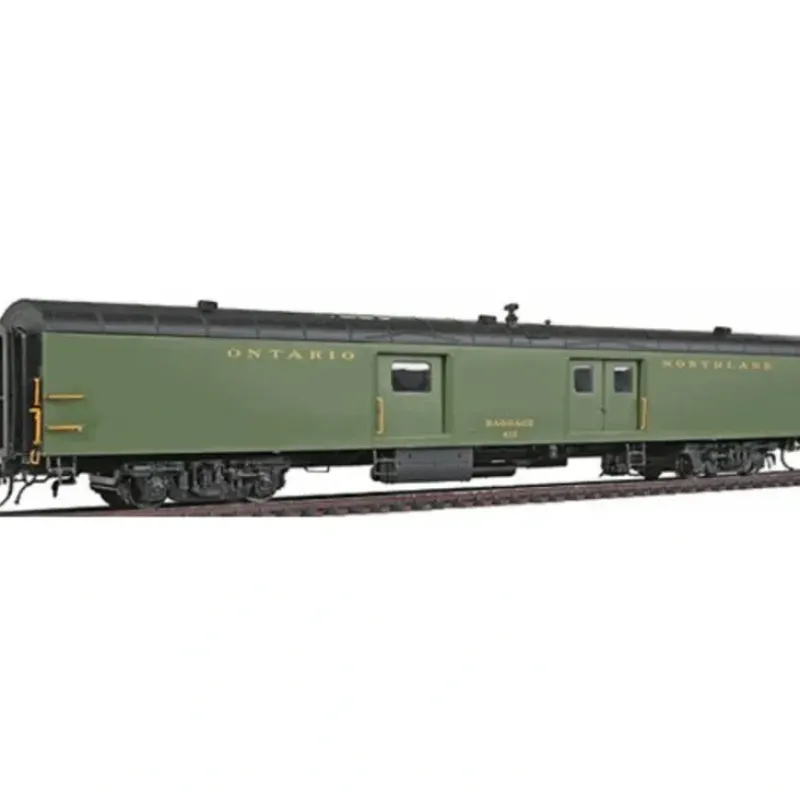 Trains*Rapido Trains 106252 HO Ontario Northland Baggage Express Car #412 (green) - Model Train Junction: Quality Parts and Art Supplies