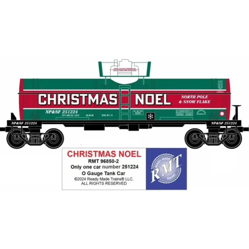 RMT 968502 O Christmas Noel Tank Car - Model Train Junction: Quality Parts and Art Supplies Hot