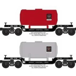 RMT 96526 O CNJ Depressed Center Flatcar (Set of 2) - Model Train Junction: Quality Parts and Art Supplies Sale