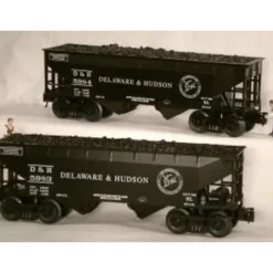 RMT 96256 O Gauge Delaware & Hudson 2-Bay Hopper (Pack of 2) - Model Train Junction: Quality Parts and Art Supplies New