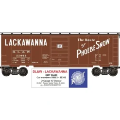 RMT 96480 O Lackawanna Phoebe Show Boxcar - Model Train Junction: Quality Parts and Art Supplies Best