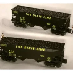 RMT 96264 O Louisville & Nashville 2-Bay Coal Hopper Set - Model Train Junction: Quality Parts and Art Supplies New