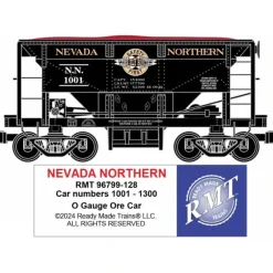 RMT 96799-128 O Nevada Northern Ore Car - Model Train Junction: Quality Parts and Art Supplies Clearance