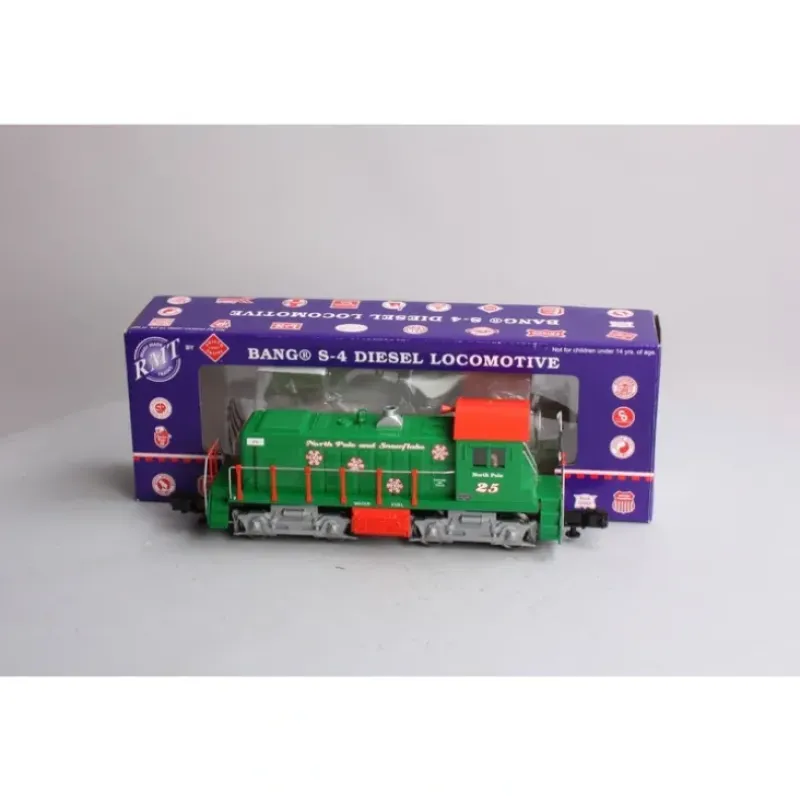 RMT 92350 O North Pole and Snowflake S-4 Diesel Switcher #25 - Model Train Junction: Quality Parts and Art Supplies