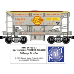RMT 9679903 O Quebec North Shore & Labrador Ore Car - Model Train Junction: Quality Parts and Art Supplies Best