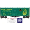 RMT 964123 O Reading & Northern Green Boxcar #2102 - Model Train Junction: Quality Parts and Art Supplies Best
