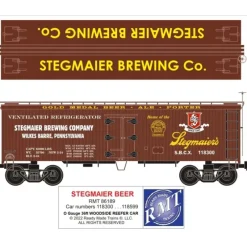 RMT 86189 O Stegmaier Beer Woodside Reefer - Model Train Junction: Quality Parts and Art Supplies Online