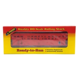 Roundhouse 35205 HO Farmers Co-Op 54' FMC Covered Grain Hopper #26726 NIB - Model Train Junction: Quality Parts and Art Supplies Outlet