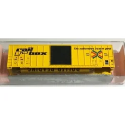 Roundhouse 8842 N Scale Union Pacific Railbox Box Car #130289 NIB - Model Train Junction: Quality Parts and Art Supplies Clearance