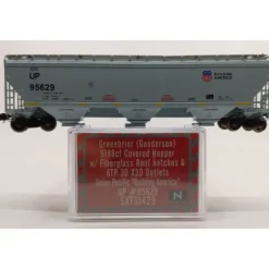 Scale Trains SXT31429 N Union Pacific Gunderson 5188 Covered Hopper Car #95629 LN/Box - Model Train Junction: Quality Parts and Art Supplies Clearance