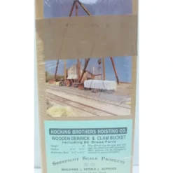 Sheepscot Scale Products 1063 HO Wooden Derrick & Clam Bucket Building Kit - Model Train Junction: Quality Parts and Art Supplies New