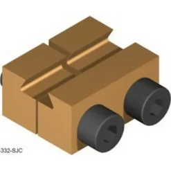 Split Jaw 40105 332-SJC Brass Clamps (Pack of 10) - Model Train Junction: Quality Parts and Art Supplies Outlet