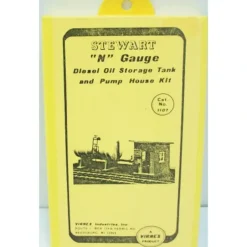 Stewart 1107 N Oil Storage Tank and Pump House Kit - Model Train Junction: Quality Parts and Art Supplies