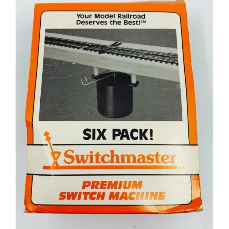 SwitchMaster SM-6 Premium Switch Machine Six Pack - Model Train Junction: Quality Parts and Art Supplies Clearance