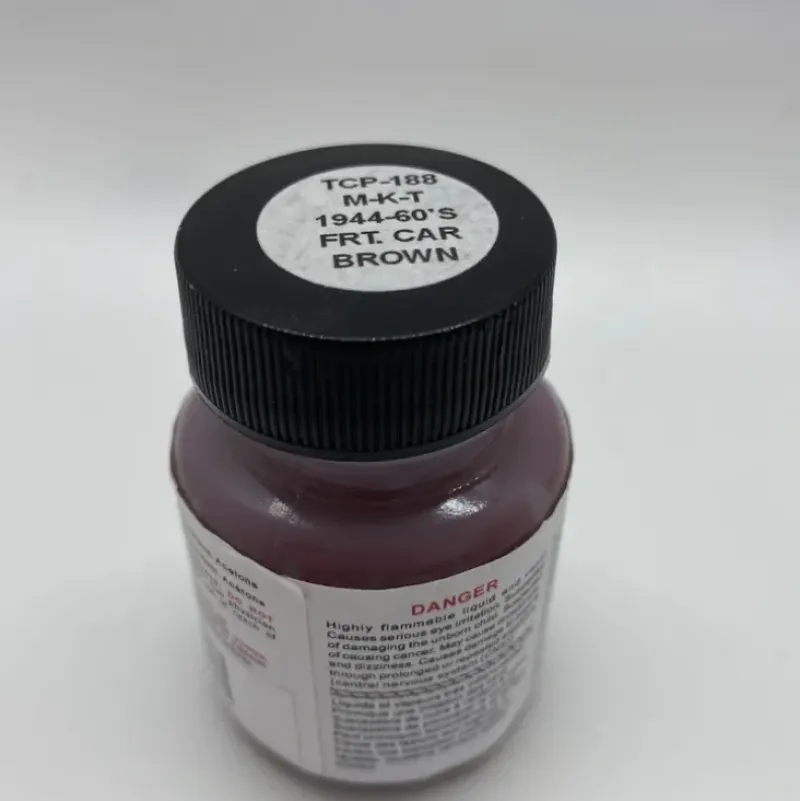 Tru-Color Paint, TCP-188, Air Brush Ready, MKT '44-'60s Frt Car Brown, 1oz - Model Train Junction: Quality Parts and Art Supplies Discount
