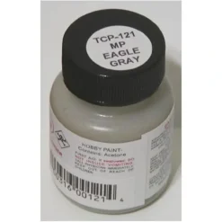 Tru-Color Paint, TCP-121, Air Brush Ready, Missouri Pacific Eagle Gray, 1oz - Model Train Junction: Quality Parts and Art Supplies Online