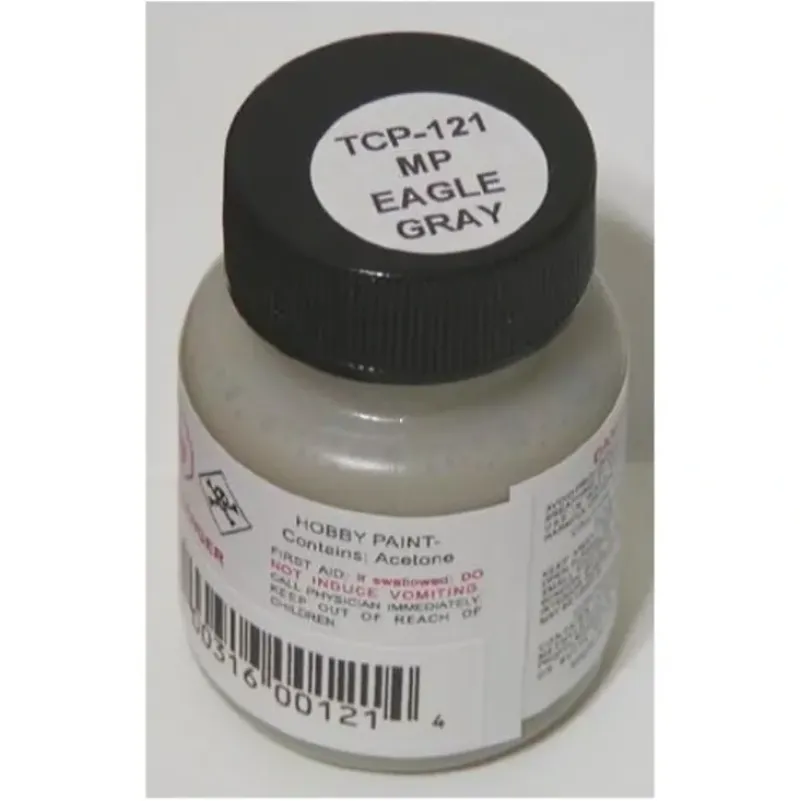 Tru-Color Paint, TCP-121, Air Brush Ready, Missouri Pacific Eagle Gray, 1oz - Model Train Junction: Quality Parts and Art Supplies Online