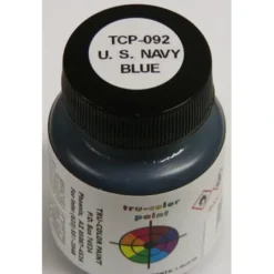 Tru-Color Paint, TCP-092, Airbrush Ready, US Navy Blue, 1 oz - Model Train Junction: Quality Parts and Art Supplies Discount