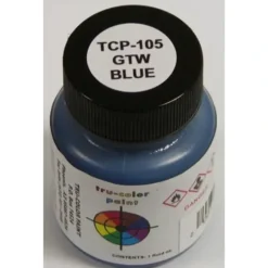 Tru-Color Paint, TCP-105, Airbrush Ready, Grand Trunk Western Blue, 1 oz - Model Train Junction: Quality Parts and Art Supplies New