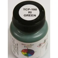 Tru-Color Paint, TCP-100, Airbrush Ready, Rock Island Green, 1 oz - Model Train Junction: Quality Parts and Art Supplies Best