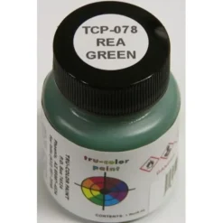 Tru-Color Paint, TCP-078, Airbrush Ready, Railway Express Agency Green, 1 oz - Model Train Junction: Quality Parts and Art Supplies Online