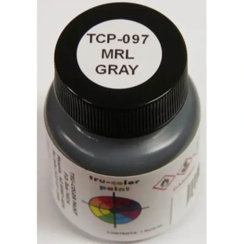 Tru-Color Paint, TCP-097, Airbrush Ready, Montana Rail Link Gray, 1 oz - Model Train Junction: Quality Parts and Art Supplies Sale