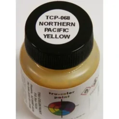 Tru-Color Paint, TCP-068, Airbrush Ready, Northern Pacific Yellow, 1 oz - Model Train Junction: Quality Parts and Art Supplies Outlet