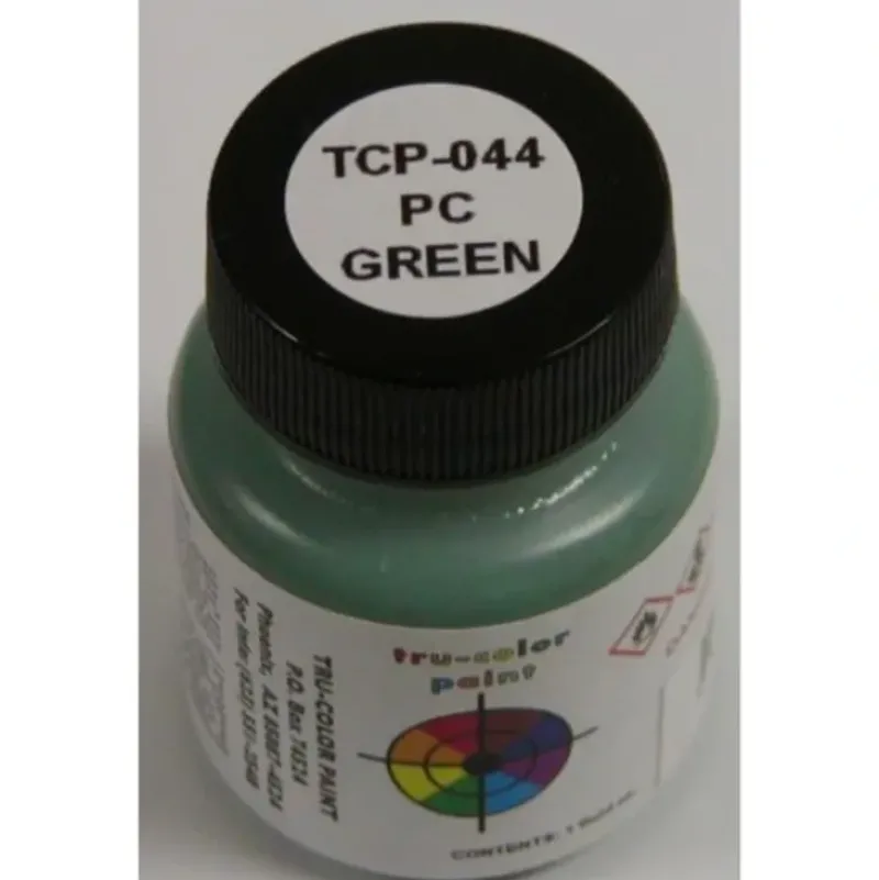 Tru-Color Paint, TCP-044, Airbrush Ready, Penn Central Green, 1 oz - Model Train Junction: Quality Parts and Art Supplies New