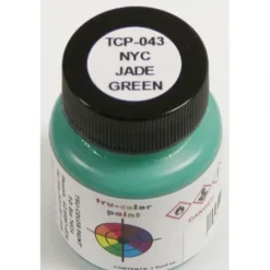 Tru-Color Paint, TCP-043, Airbrush Ready, New York Central Jade Green, 1 oz - Model Train Junction: Quality Parts and Art Supplies Discount