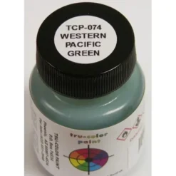 Tru-Color Paint, TCP-074, Airbrush Ready, Western Pacific Green, 1 oz - Model Train Junction: Quality Parts and Art Supplies Online