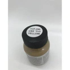 Tru-Color Paint, TCP-290, Airbrush Ready, CSX Yn3 Yellow, 1 oz - Model Train Junction: Quality Parts and Art Supplies Sale
