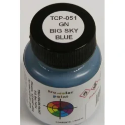 Tru-Color Paint, TCP-051, Airbrush Ready, Great Northern Big Sky Blue, 1 oz - Model Train Junction: Quality Parts and Art Supplies Outlet