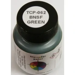 Tru-Color Paint, TCP-062, Airbrush Ready, BNSF Green, 1 oz - Model Train Junction: Quality Parts and Art Supplies Discount