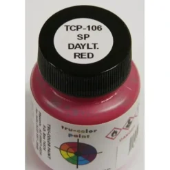 Tru-Color Paint, TCP-106, Airbrush Ready, Southern Pacific Daylight Red, 1 oz - Model Train Junction: Quality Parts and Art Supplies New